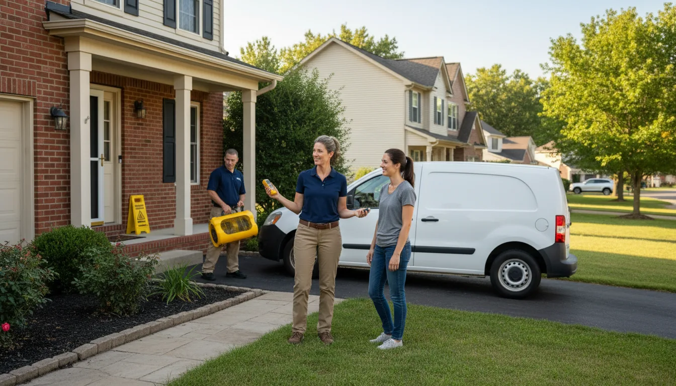 Water restoration image for Home Water Damage Repair in Vincentown, NJ